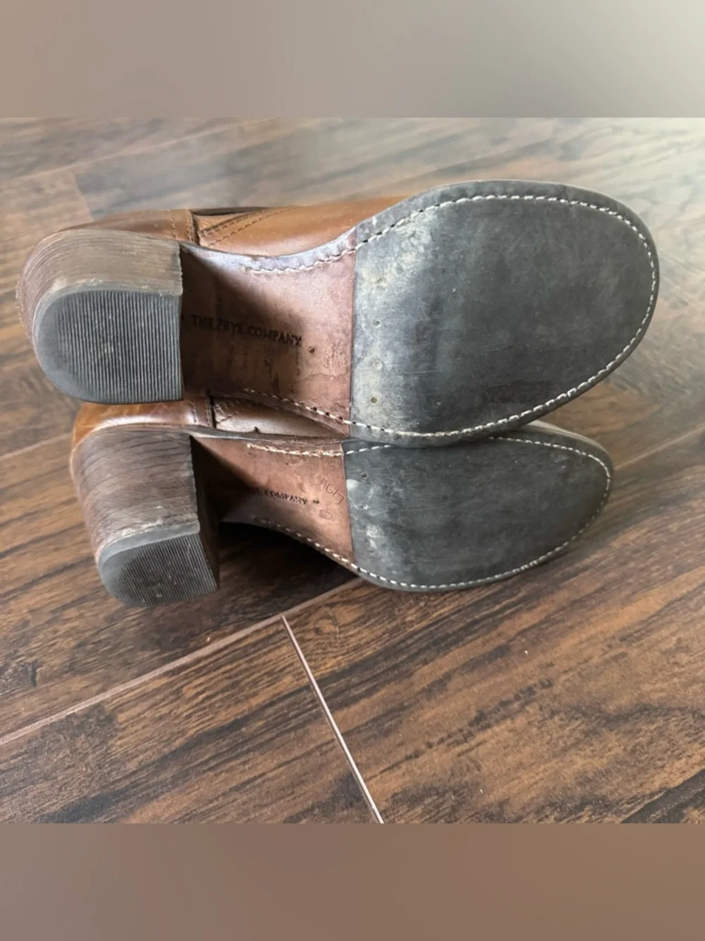 Frye Karla Engineer Short Brown Boot size 6.5 B